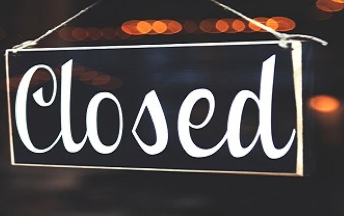 Cartello Closed